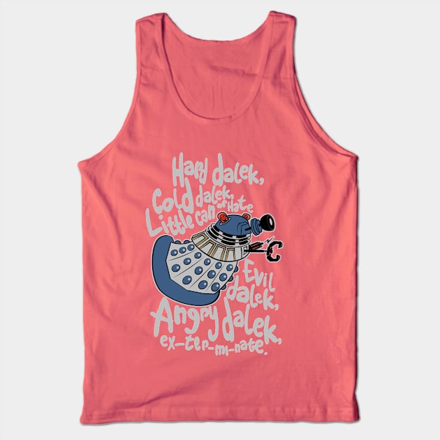 Hard Dalek, Cold Dalek (Movie Dalek) Tank Top by B4DW0LF